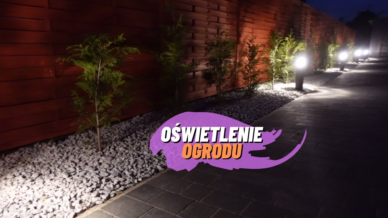 Oświetlenie ogrodu i podjazdu