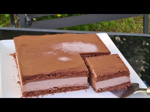 Délicieux gâteau glacé au chocolat ✔ (recette économique) ✔ https://youtu.be/s8gcHoOJfa8
