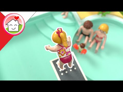 Playmobil po polsku Chodzenie po linie, skoki do wody i morze - Rodzina Hauserow