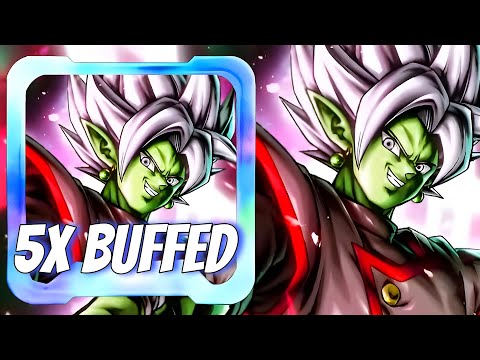 THIS DAMAGE IS INSANE!!! 5x ZENKAI BUFFED LF CORRUPTED ZAMASU BEFORE HIS REPLACEMENT! (DB Legends)