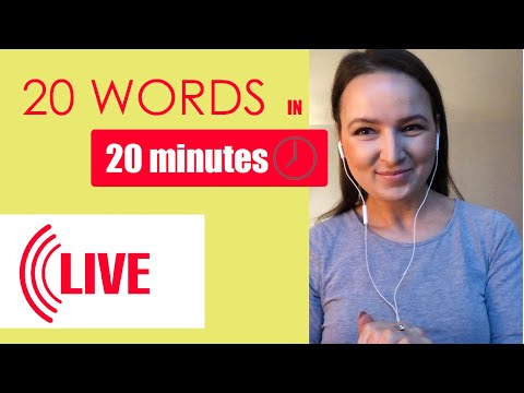 250. 20 Russian Words in 20 Minutes | LIVE LESSON