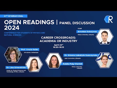 Open Readings 2024 - DAY 1 - Career Crossroads: Academia or Industry