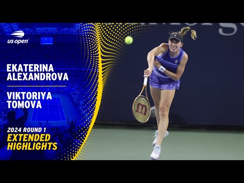 Ekaterina Alexandrova vs. Viktoriya Tomova Extended Highlights | 2024 US Open Round 1