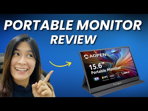 Acer Portable monitor - PM161Q demo & review #acer #portablemonitor