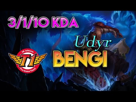SKT T1 Bengi - Udyr Jungle vs Wukong - Full Game