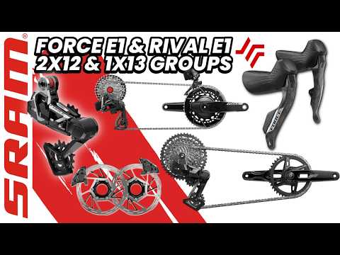 NEW SRAM AXS Force E1 & Rival E1 Groupsets w/ 1x13 XPLR Options!
