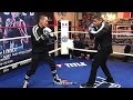 GALLO ESTRADA FIRES OFF COMBOS ON MITTS! READY TO CLOSE OUT HBO BOXING WITH A BANG!