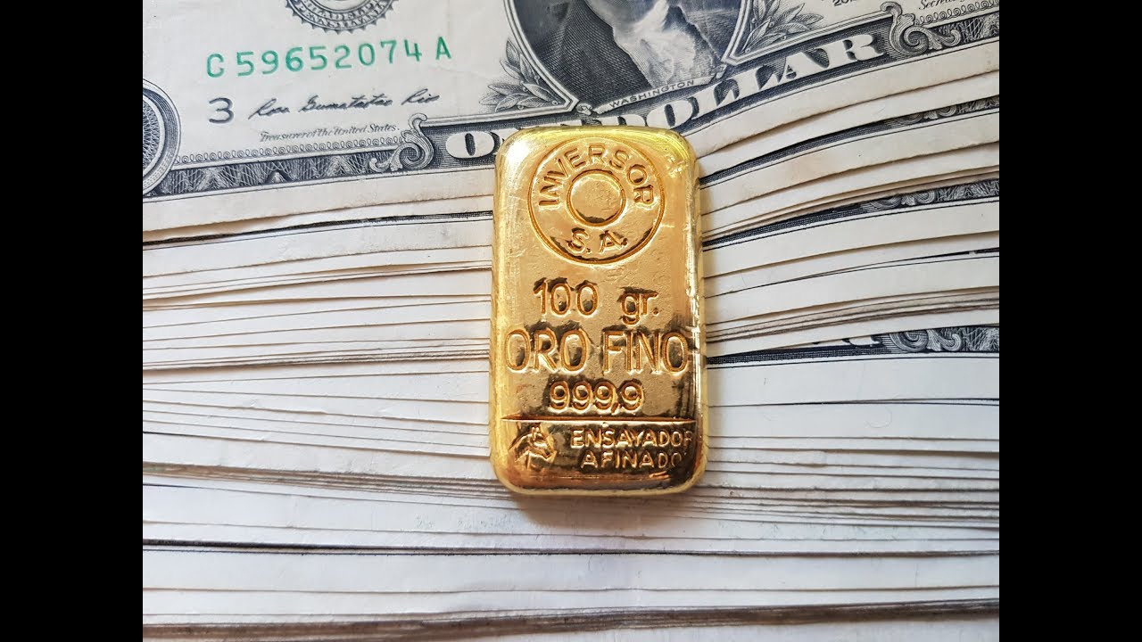 Watch COMO ES UN LINGOTE DE 100 Gr. DE ORO PURO 999,9 FINE GOLD BAR. Now COMO ES UN LINGOTE DE 100 Gr. DE ORO PURO 999,9 FINE GOLD BAR.