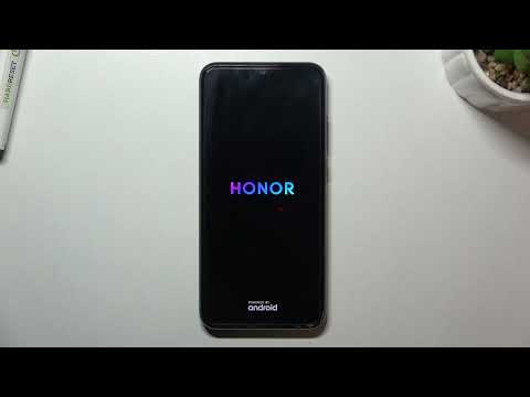 Сhecking the boot menu and boot animation on the Honor 20e Phone
