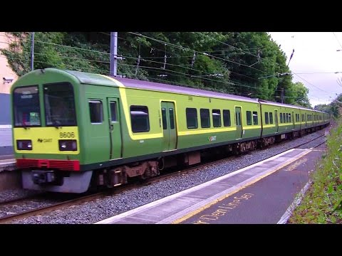 Irish Rail 8500 Class Dart Train number 8606 - Raheny Station, Dublin
