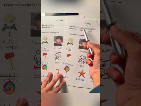 Revisando el examen de Sofía y Daniela