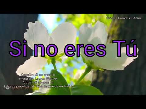Si no eres tú: Letras