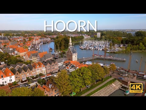 Captivating Views of Hoorn's Maritime Beauty! | A Breathtaking Aerial Tour over the DUTCH city Hoorn