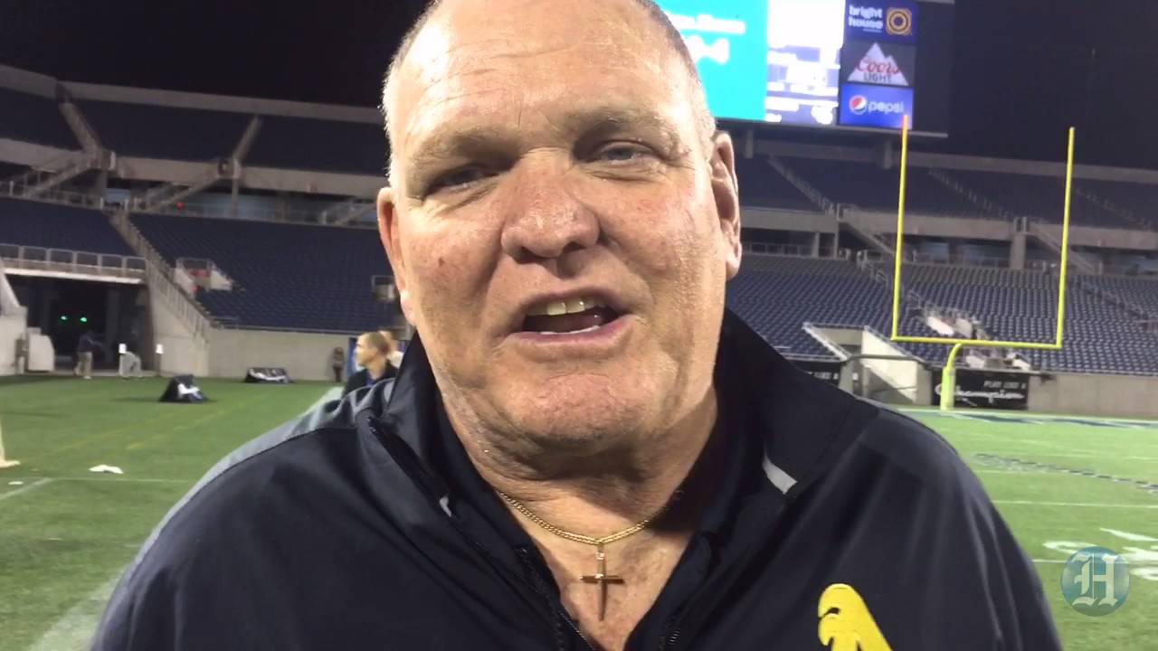 Longtime Aquinas football assistant Jay Connolly retires - YouTube