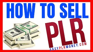 How to sell plr products 📢 [How to Edit and sell PLR ebook] | How to Rebrand and Sell PLR products