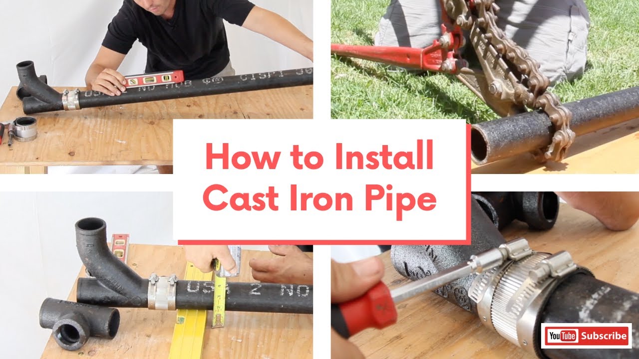 How to Install Cast Iron Pipe