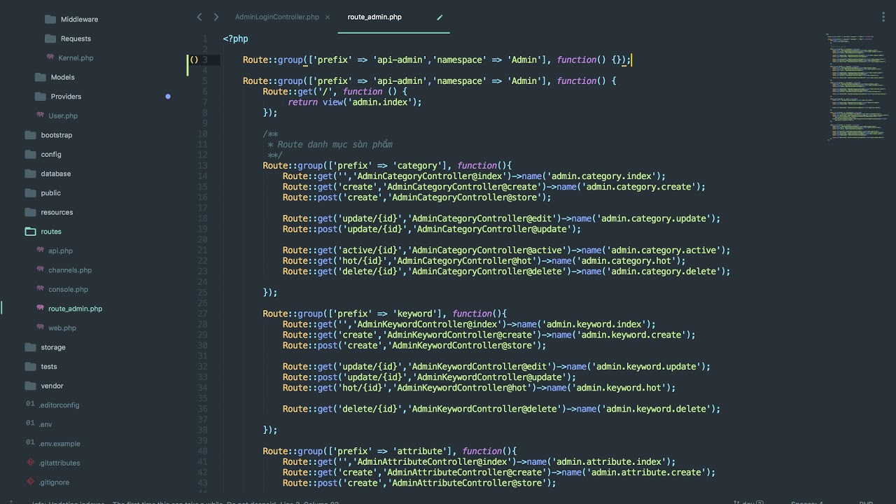 [Seri] - Website đồng hồ - Tạo route login admin