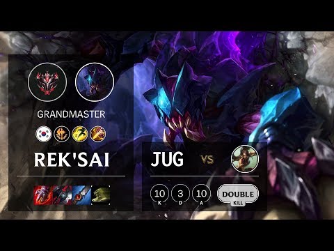 Rek'Sai Jungle vs Nidalee - KR Grandmaster Patch 10.5
