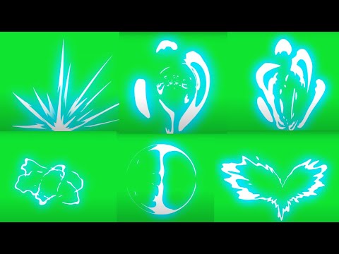 Green screen animation ||TOP Energy Electric Explosions ||Electric Green Screen