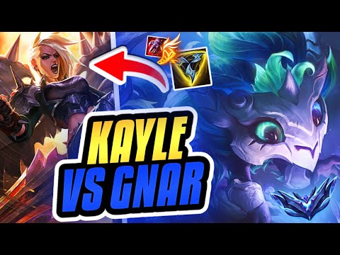 HOW TO GET A LEAD VS KAYLE TOP!!! (Full Gameplay) Season 13 Gnar Ranked Gameplay (League of Legends)