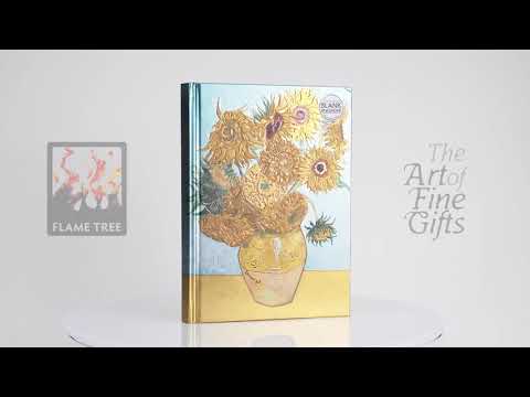 Блокнот Vincent Van Gogh: Sunflowers Foiled Journal video 1