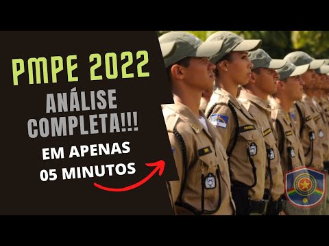 PMPE 2022 - ANÁLISE COMPLETA EM 5 MINUTOS
