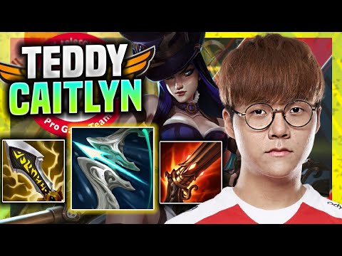 TEDDY DESTROYING WITH CAITLYN! - T1 Teddy Plays Caitlyn ADC vs Jinx! | Season 11