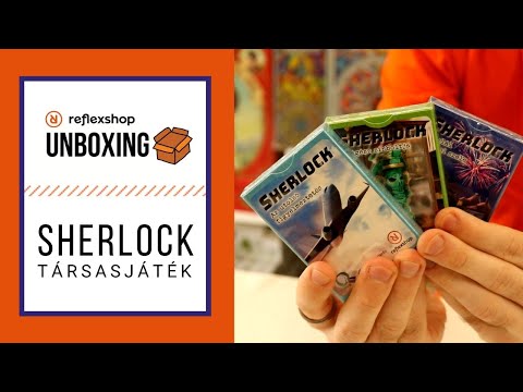 UNBOXING  Sherlock társasjáték (Spoiler mentes!) - reflexshop