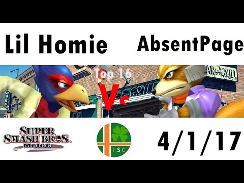 [Melee Singles WQ] Pnda|Absentpage(Fox) vs Lil Homie(Falco) [FSC 4/1/17]