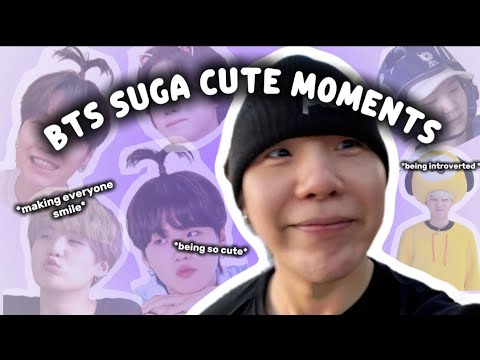 Suga Revealing how Cute and Shy he is 