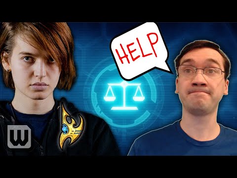 I Get DUNKED ON by Scarlett's Protoss - StarCraft 2 Balance Test