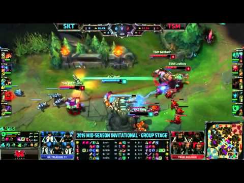 TSM vs SKT T1 Anti-dive outplay from bang and wolf (MSI 2015)
