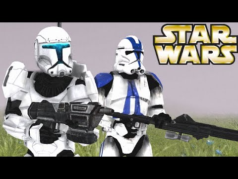 STAR WARS: GALAXY AT WAR MOD - Clone Troopers vs CIS Battle Droids! - Men of War Assault Squad 2