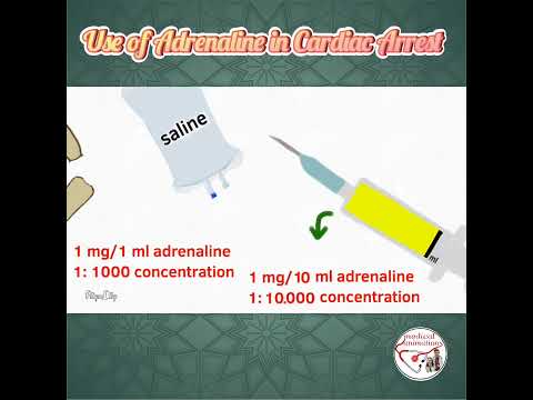 💉 HOW TO USE ADRENALINE (Epinephrine) in CARDIAC ARREST #pediatrics #medicine #epinephrine