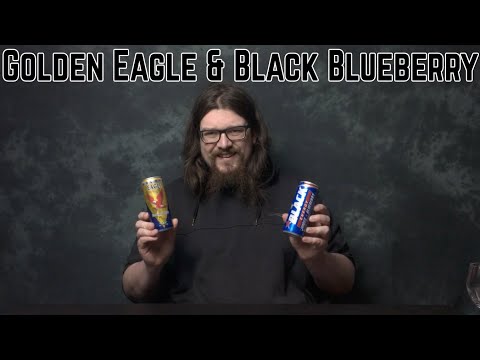 Golden Eagle and Black Juice Blueberry Energy Drink Reviews From Kosovo and Poland