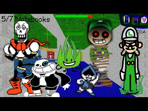 Luigi's Basics 6 - New Year New Alliance (Baldi's Basics V1.4 Mod)