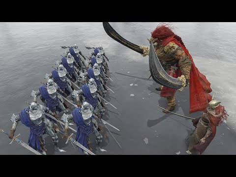 Malenia AND Consort Radahn Vs 10 Knights - Elden Ring Shadow of the Erdtree