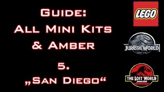 LEGO: Jurassic World - Guide: All Mini Kits & Amber "San Diego" - Commented