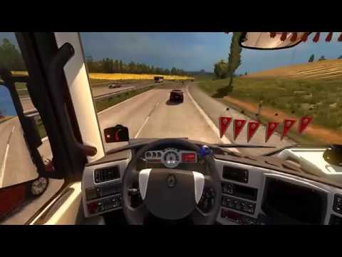 Euro Truck Simulator 2 1.26 gameplay (Renault Magnum)