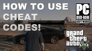 How To Use GTA 5 PC Cheats Codes - Campaign Story Mode