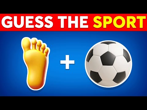 Can You Guess The Sport By Emoji? ⚽🏈 Emoji Quiz | Quiz Dino
