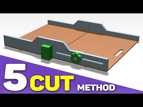 5 Cut Method to check the Accuracy of a Crosscut Sled