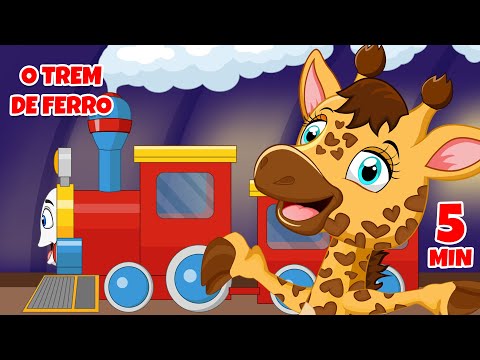 O trem de ferro - Giramille 5 min | Desenho Animado Musical