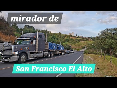 Por -primera vez /estoy -en el mirador /de -San Francisco El Alto/ Totonicapán/