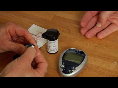 Medical information how to use a glucometer