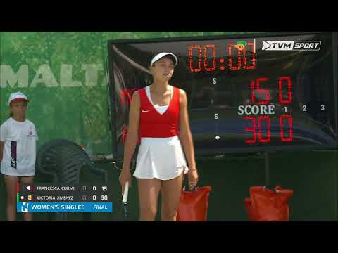 Tennis - Women Singles - Final - Curmi vs Jimenez - 0306