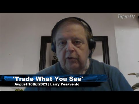 August 16th, Trade What You See with Larry Pesavento on TFNN - 2023