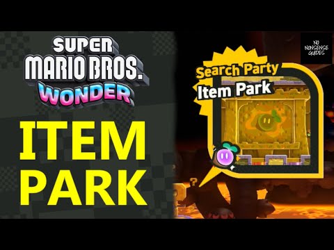 Super Mario Wonder Item Park Walkthrough - Search Party