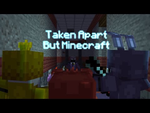 FNF Taken Apart But Minecraft - Original FNF Mod From Vs FNAF 3