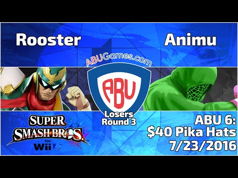 ABU Monthly 6: Rooster (Falcon) vs. Animu (Mac) - Smash 4 Singles